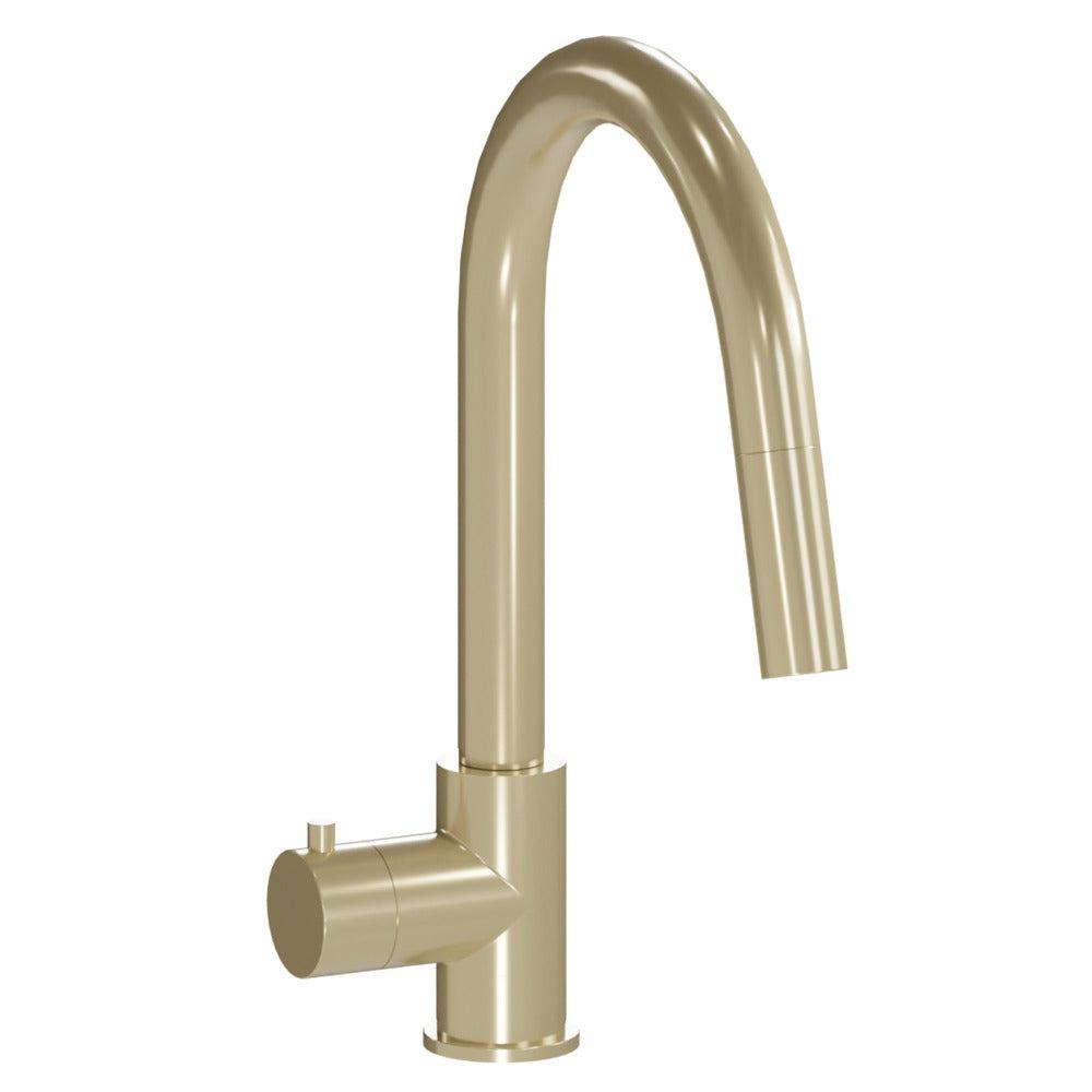 ZLINE Autograph Edition Gemini Touchless Kitchen Faucet in Champagne Bronze (GEM-KFS-CB)