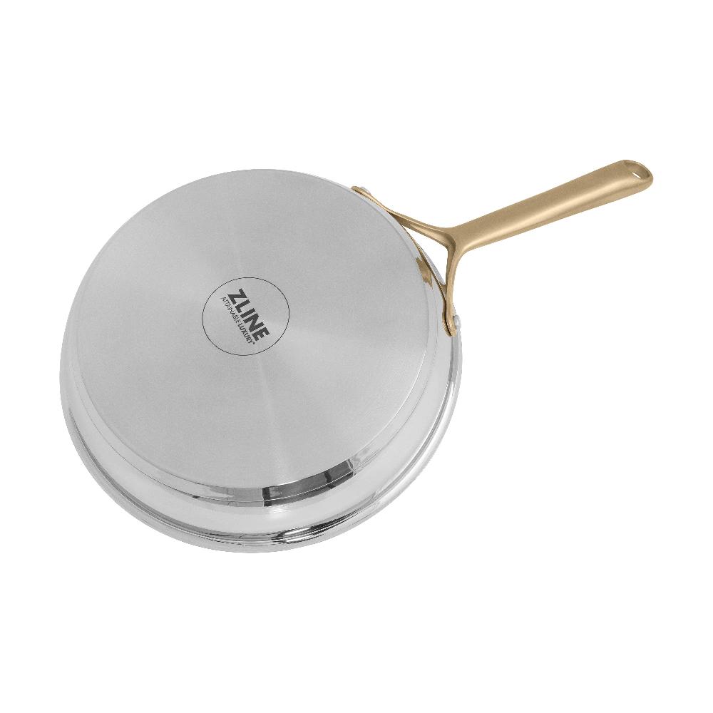 ZLINE 10-Piece Non-Toxic Stainless Steel with 3-Piece Nonstick Ceramic Cookware Set (CWSETL-NS-10)