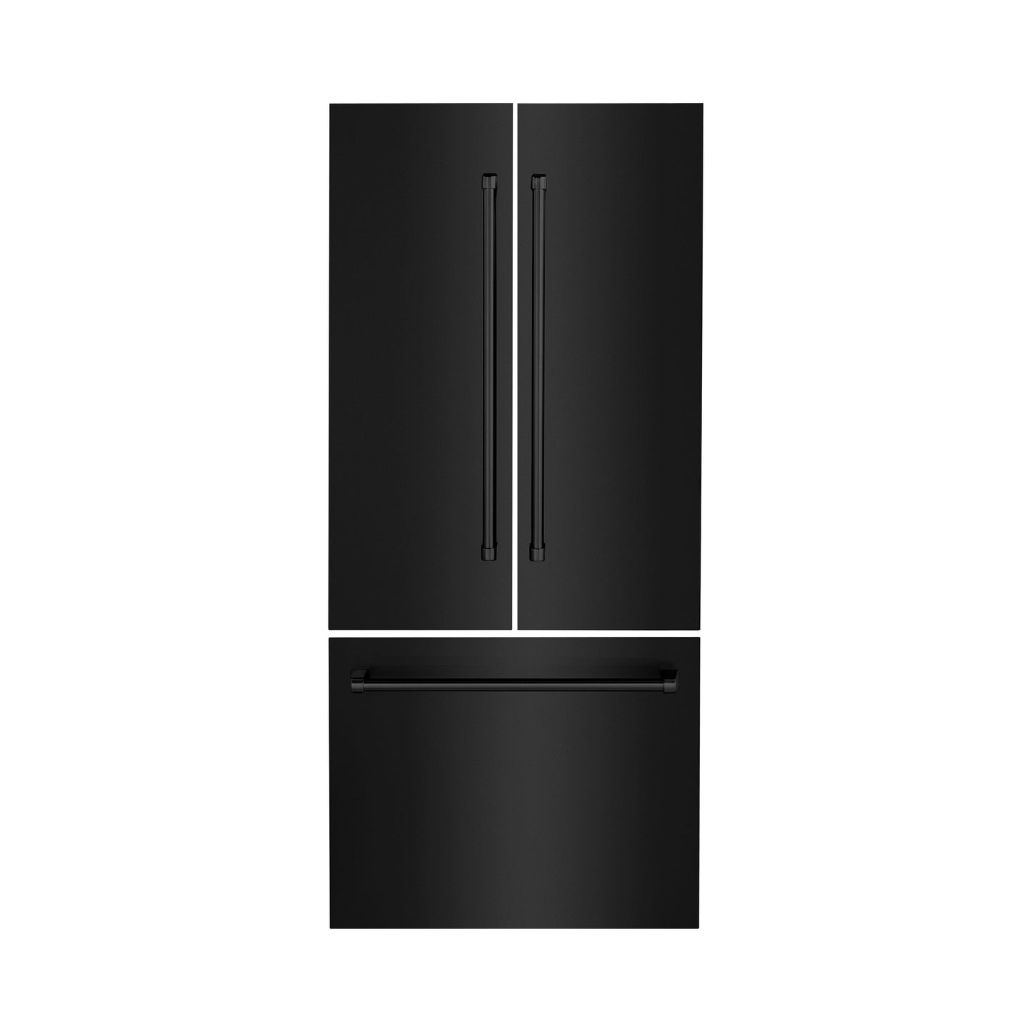 ZLINE 36" Refrigerator Panels in Black Stainless Steel for a 36" Built-in Refrigerator (RPBIV-BS-36)