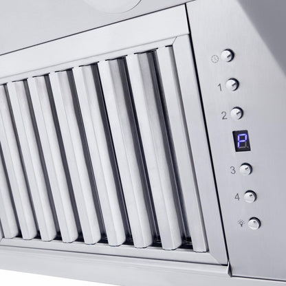 ZLINE 36 in. Professional Convertible Vent Wall Mount Range Hood in Stainless Steel (587-36)