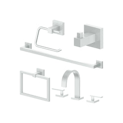 ZLINE Bliss 5-Piece Bathroom Faucet and Accessory Bundle in Chrome