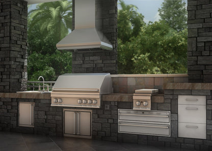ZLINE 36 in. Professional Ducted Wall Mount Range Hood in Stainless Steel (687-36)