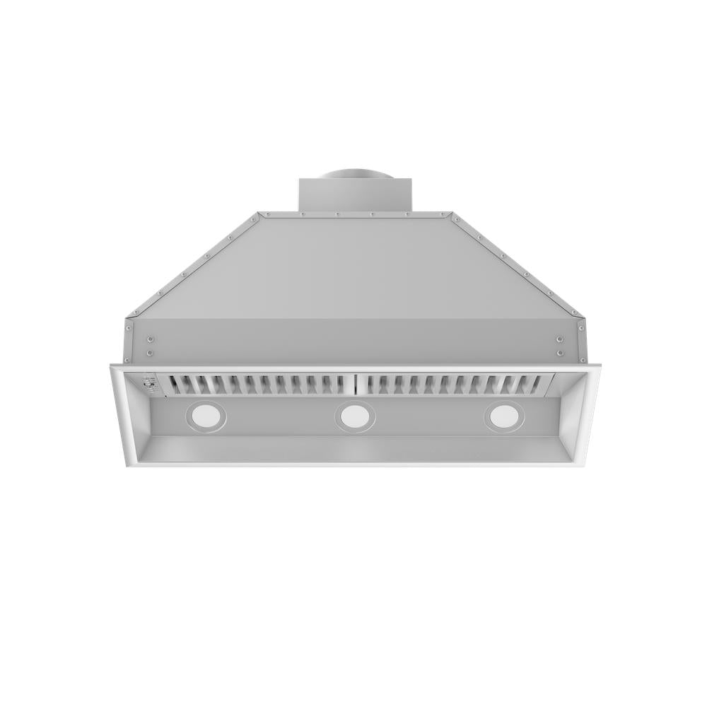 ZLINE 34 in. Ducted Wall Mount Range Hood Insert in Outdoor Approved Stainless Steel (695-304-34)