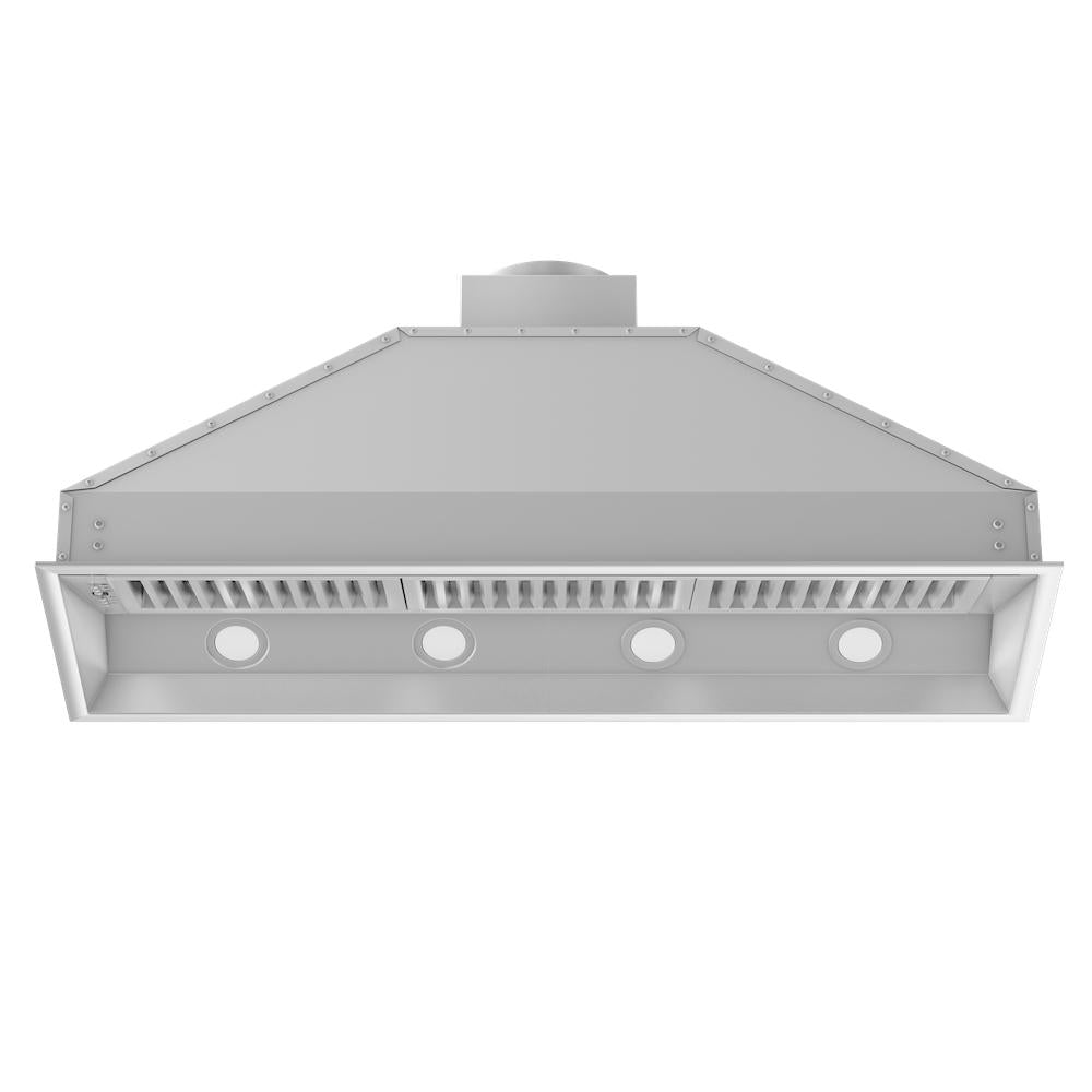 ZLINE 46 in. Ducted Wall Mount Range Hood Insert in Stainless Steel (695-46)