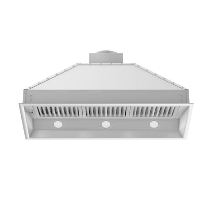 ZLINE 40 in. Ducted Wall Mount Range Hood Insert in Stainless Steel (698-40)