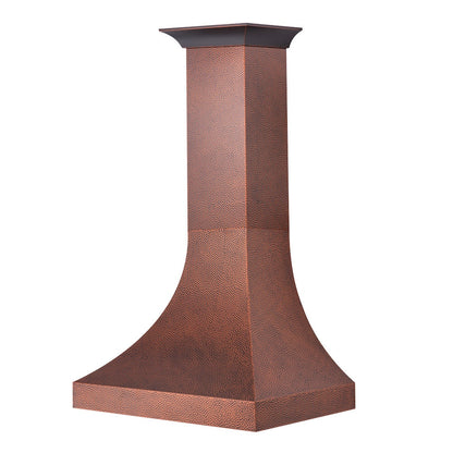 ZLINE 30 in. Designer Series Hand-Hammered Copper Finish Ducted Wall Range Hood (8632H-30)