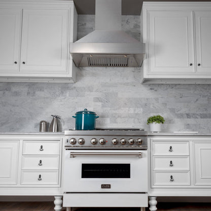 ZLINE 30 in. Satin Stainless Steel Wall Mount Range Hood (8654SN-30)