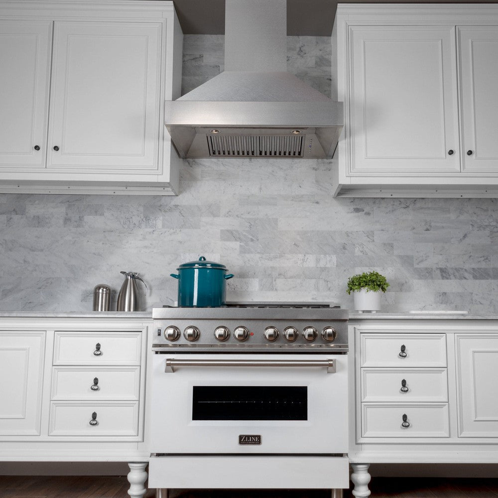 ZLINE 48 in. Satin Stainless Steel Wall Mount Range Hood (8654SN-48)