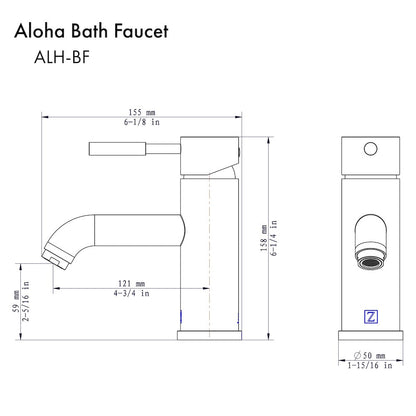 ZLINE Autograph Edition Aloha Bath Faucet in Polished Gold (ALH-BF-PG)