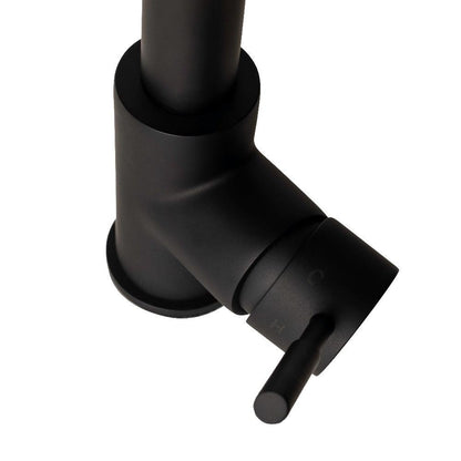 ZLINE Autograph Edition Arthur Pull Down Single Handle Kitchen Faucet in Matte Black (ATH-KF-MB)