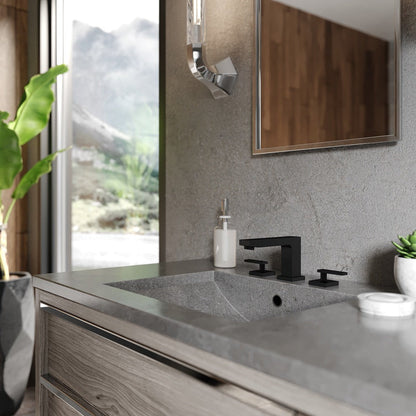 ZLINE Autograph Edition Crystal Bay Widespread Bath Faucet in Matte Black (CBY-BF-MB)