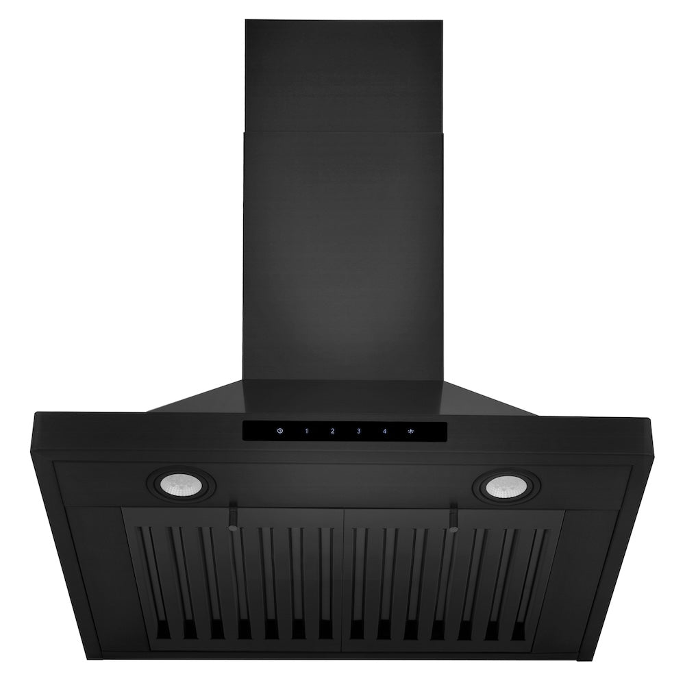 ZLINE 24 in. Convertible Vent Wall Mount Range Hood in Black Stainless Steel (BSKBN-24)