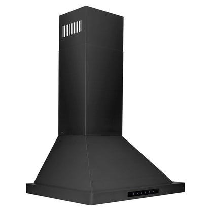 ZLINE 24 in. Convertible Vent Wall Mount Range Hood in Black Stainless Steel (BSKBN-24)