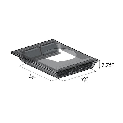 ZLINE 36 in. CrownSound™ Ducted Vent Wall Mount Range Hood in Stainless Steel with Built-in Bluetooth Speakers (667CRN-BT-36)