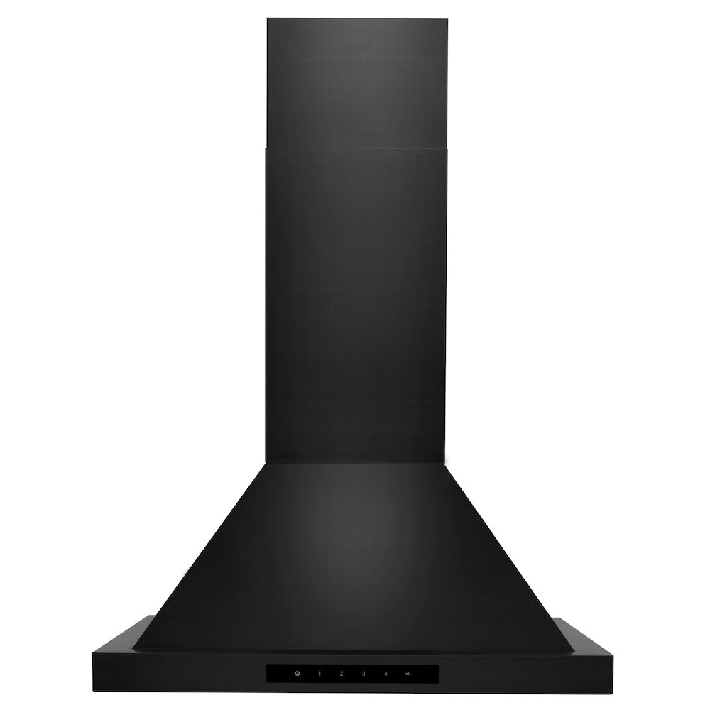 ZLINE 24 in. Convertible Vent Wall Mount Range Hood in Black Stainless Steel (BSKBN-24)
