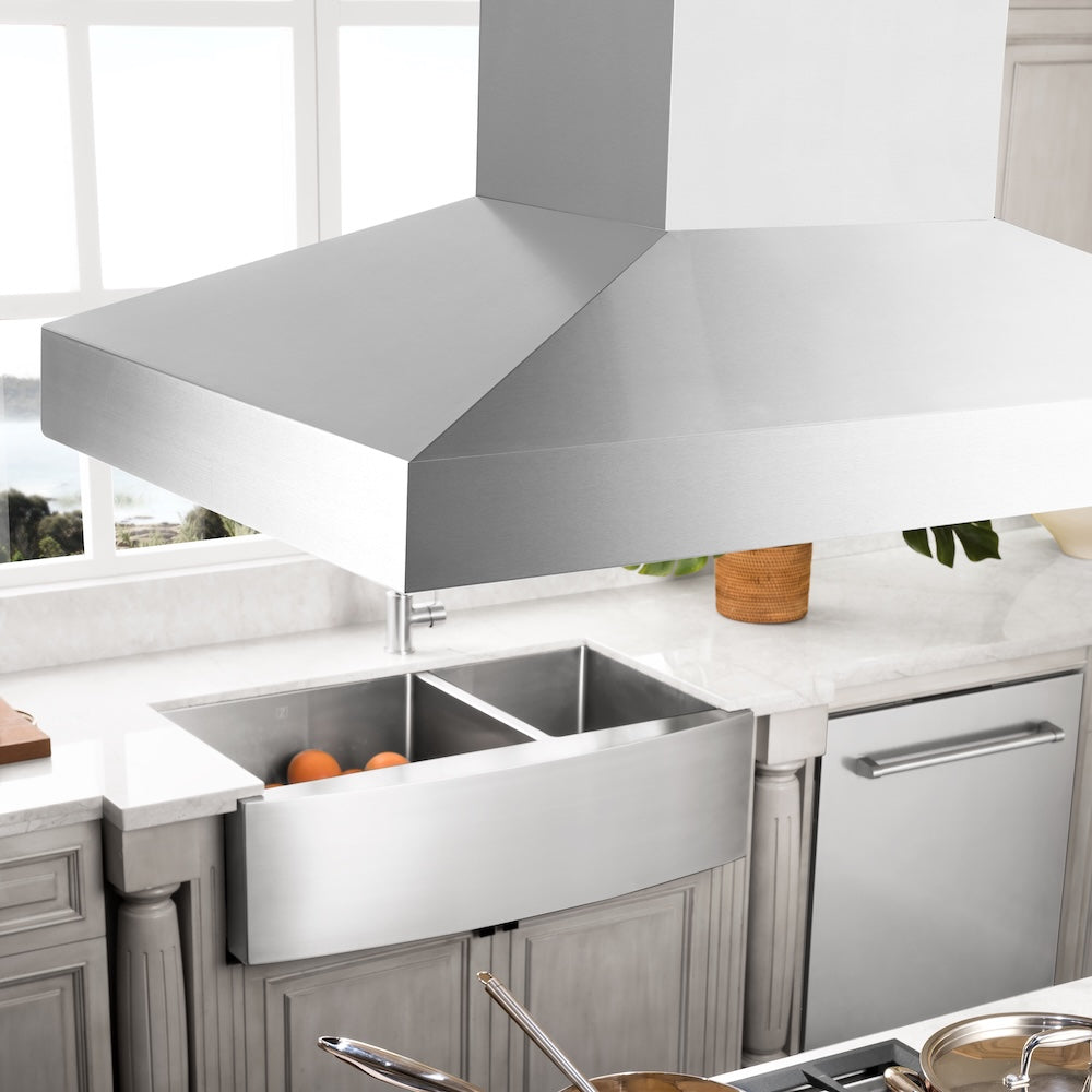 ZLINE 36 in. Convertible Island Mount Range Hood in Stainless Steel (KL3i-36)