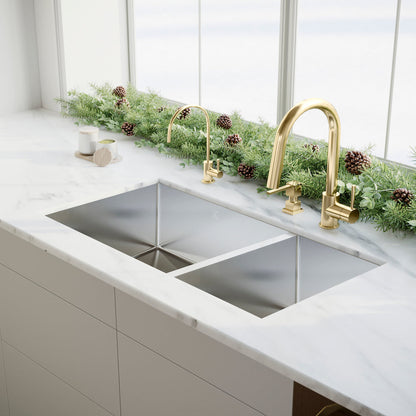ZLINE Autograph Edition Faucet Soap Dispenser in Polished Gold (FSD-PG)