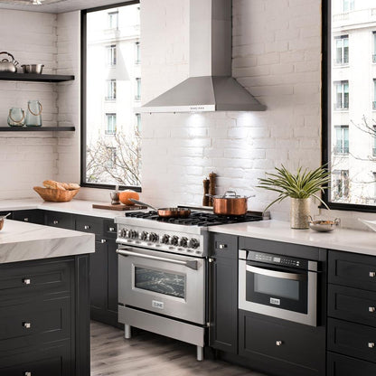 ZLINE 36 in. Convertible Vent Wall Mount Range Hood in Stainless Steel (KB-36)