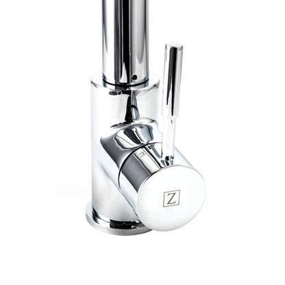 ZLINE Gemini Pull Down Single Handle Kitchen Faucet in Chrome (GEM-KF-CH)