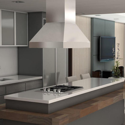 ZLINE 30 in. Ducted Island Mount Range Hood in Stainless Steel (597i-30)