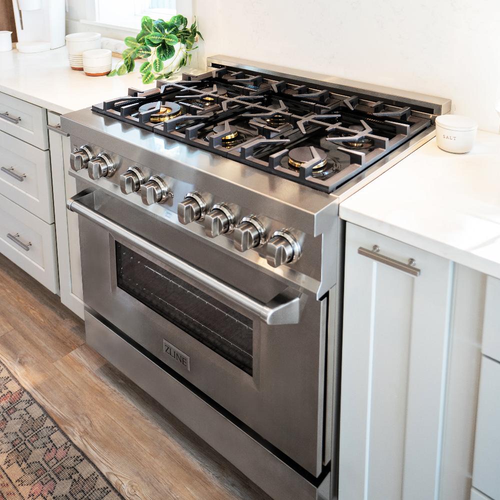 36 inch dual fuel range