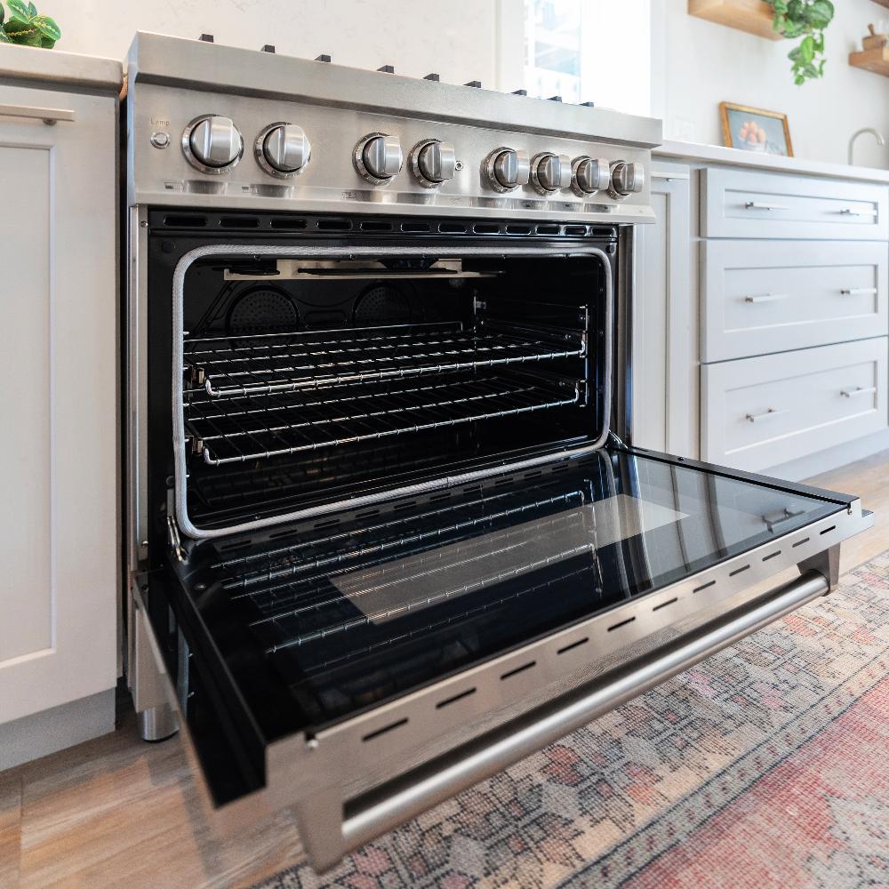 36 inch dual fuel range