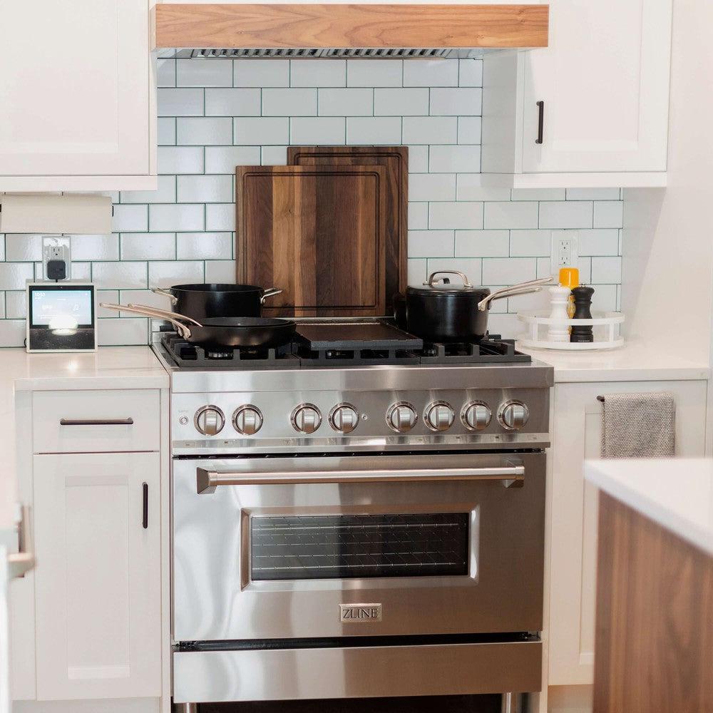 36 inch dual fuel range