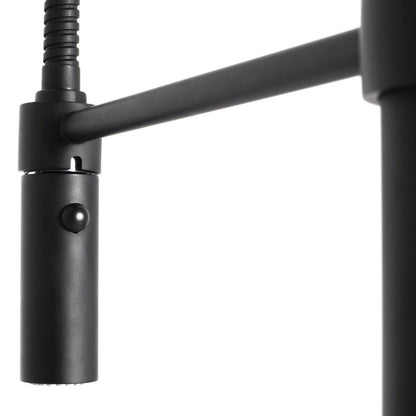 ZLINE Autograph Edition Sierra Pull Down Spring Single Handle Kitchen Faucet in Matte Black (SRA-KF-MB)