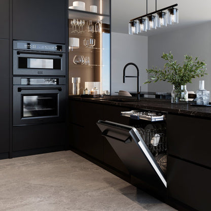 ZLINE Autograph Edition Incline Pull Down Single Handle Kitchen Faucet in Matte Black (INC-KF-MB)