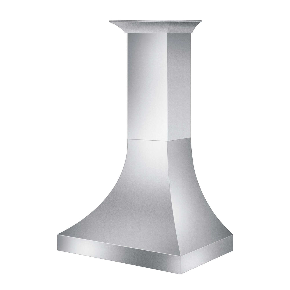 ZLINE 48 in. Designer Series Satin Stainless Steel Ducted Wall Range Hood (8632S-48)