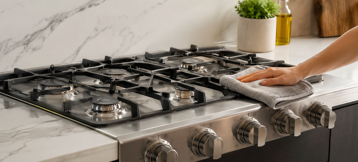 How to Clean a ZLINE Gas Cooktop (Without Ruining the Finish)