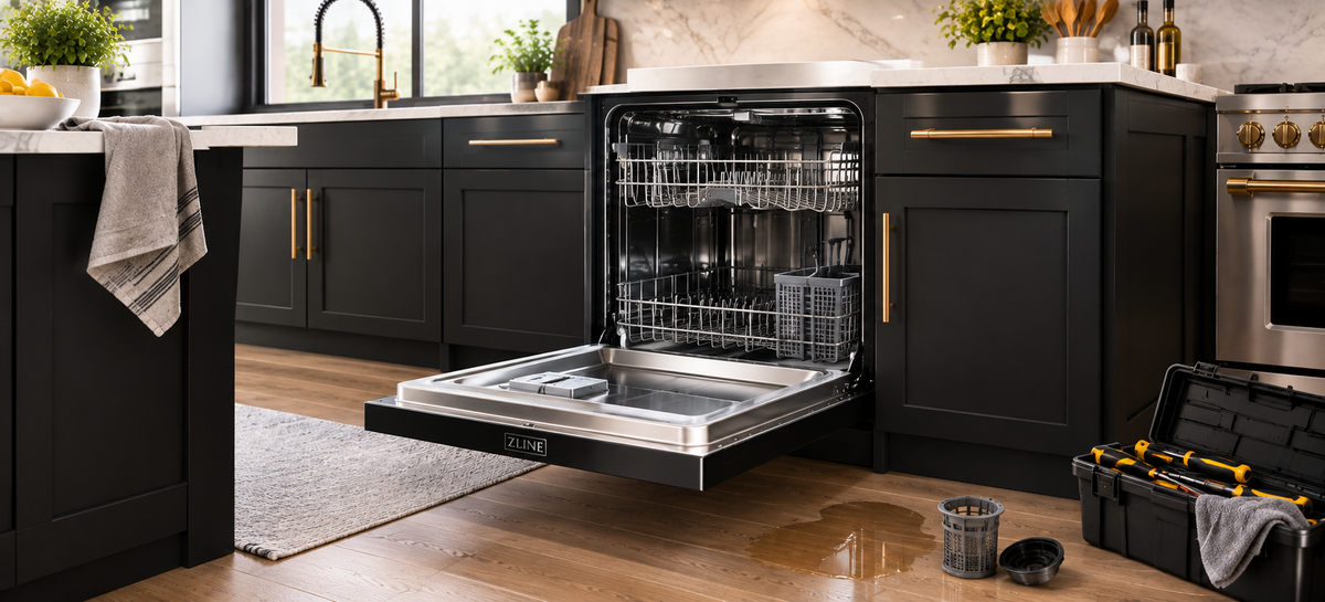 Why Is My Dishwasher Not Draining? 5 Causes and DIY Fixes