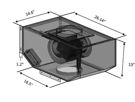 Single Remote Blower T85
