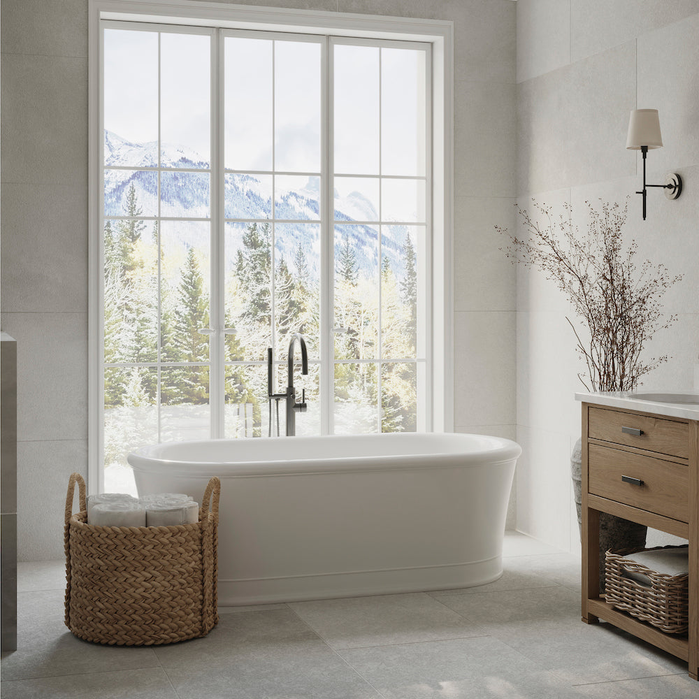 ZLINE Autograph Edition Emerald Bay Bath Tub Filler with Hand Shower in Matte Black (EMBY-BTF-MB)