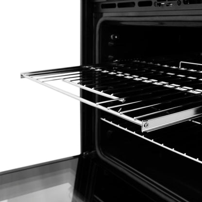 ZLINE Autograph Edition 30 in. Professional True Convection Single Wall Oven with Air Fry and Self Clean in Black Stainless Steel with Polished Gold Helix Handle (WASBZ-30-KG)