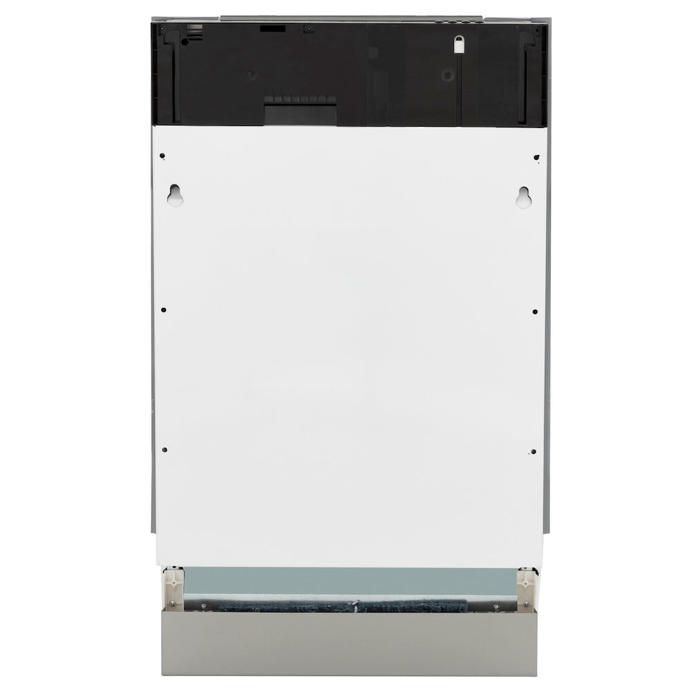 ZLINE Autograph Edition 24 in. Tallac Series 3rd Rack Top Control Built-In Tall Tub Dishwasher in Custom Panel Ready with Champagne Bronze Handle, 51dBa (DWVZ-24-CB)