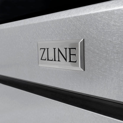 ZLINE Autograph Edition 36 in. 5.2 cu. ft. 6 Burner Paramount Gas Range with Convection Gas Oven in Satin Stainless Steel and Matte Black Accents (SGRSZ-36-MB)