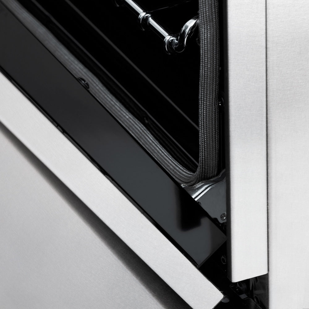 ZLINE Autograph Edition 60 in. 7.4 cu. ft. Legacy Dual Fuel Range with 9 Burner Gas Cooktop and 2 Electric Convection Ovens in Satin Stainless Steel and Polished Gold Accents (RASZ-SN-60-G)