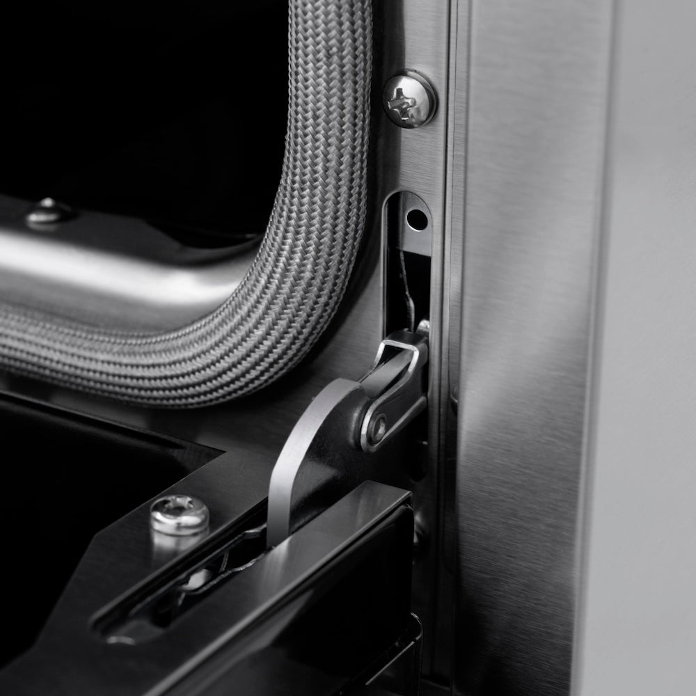 ZLINE Autograph Edition 36 in. 5.2 cu. ft. Paramount Gas Range with 6 Burner Cooktop and Convection Gas Oven in Satin Stainless Steel with White Matte Door and Matte Black Accents (SGRSZ-WM-36-MB)