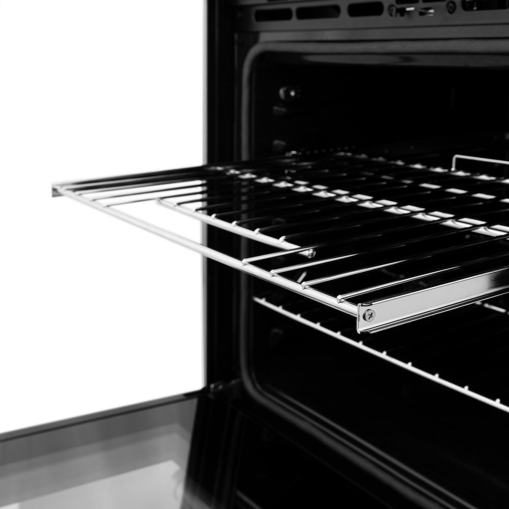 ZLINE Autograph Edition 30 in. Professional True Convection Double Wall Oven with Air Fry and Self Clean in Satin Stainless Steel with Polished Gold Handles (WADSZ-30-G)