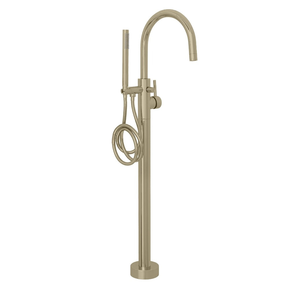 ZLINE Autograph Edition Emerald Bay Bath Tub Filler with Hand Shower in Champagne Bronze (EMBY-BTF-CB)