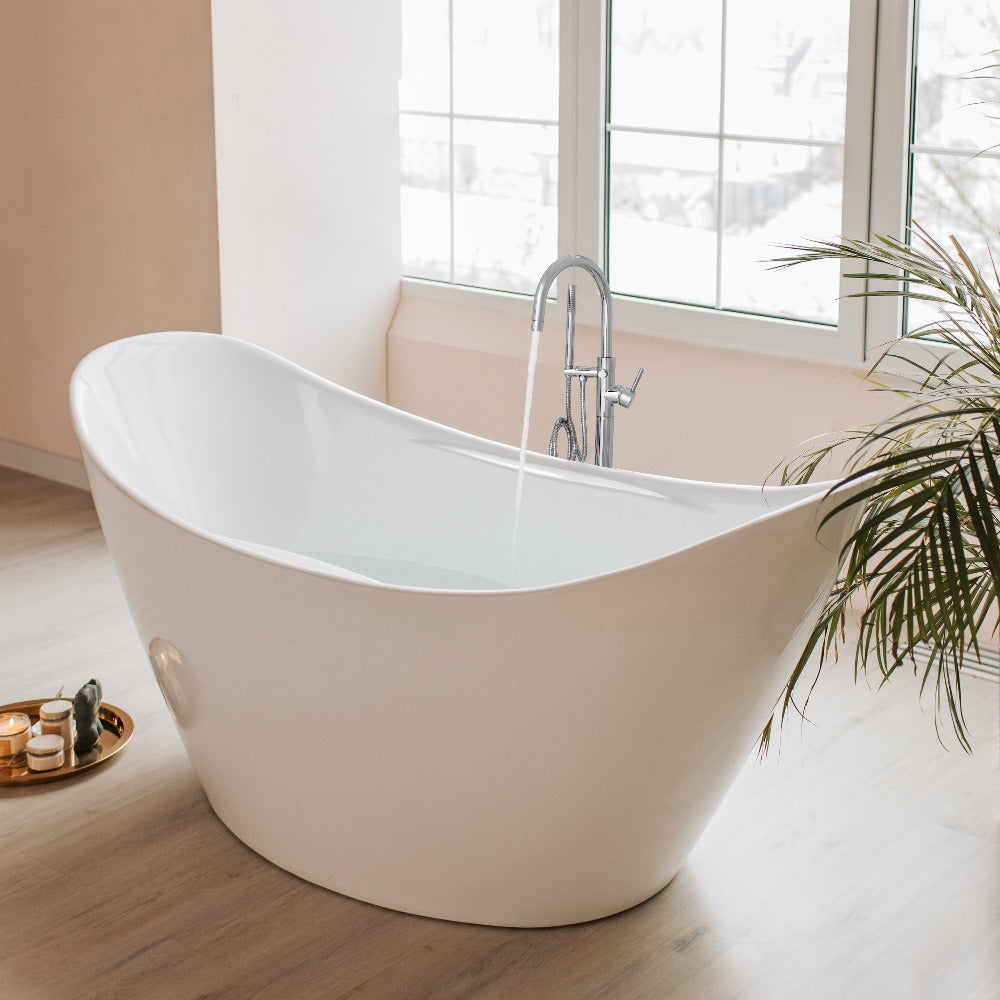 ZLINE Emerald Bay Bath Tub Filler with Hand Shower in Chrome (EMBY-BTF-CH)