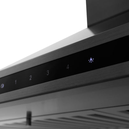 ZLINE 48 in. Convertible Vent Wall Mount Range Hood in Black Stainless Steel (BSKBN-48)