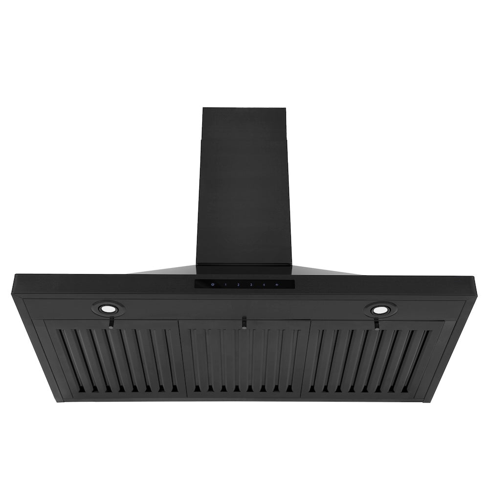 ZLINE 36 in. Convertible Vent Wall Mount Range Hood in Black Stainless Steel (BSKBN-36)