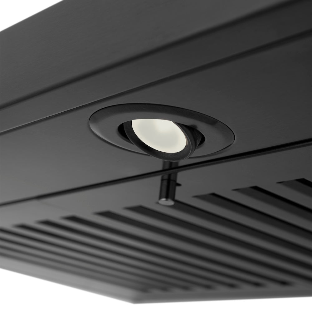 ZLINE 36 in. Convertible Vent Wall Mount Range Hood in Black Stainless Steel (BSKBN-36)