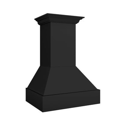 ZLINE 30 in. Wooden Wall Mount Range Hood in Rustic Black Finish (355CC-30)