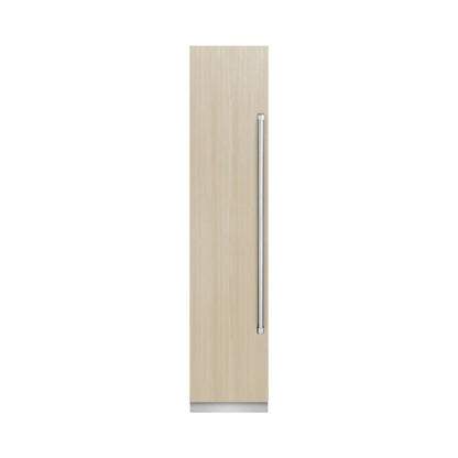 ZLINE 18 in. 8.6 cu. ft. Panel Ready Left Hinge Column Freezer with Graphite Gray Interior (RBCFVL-18)