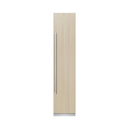 ZLINE 18 in. 8.6 cu. ft. Panel Ready Right Hinge Column Freezer with Graphite Gray Interior (RBCFVR-18)