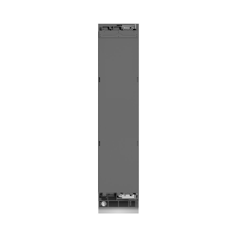 ZLINE 18 in. 8.6 cu. ft. Panel Ready Right Hinge Column Freezer with Graphite Gray Interior (RBCFVR-18)