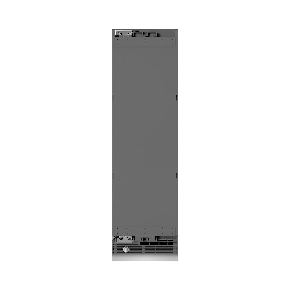 ZLINE Autograph Edition 24 in. 12.4 cu. ft. Panel Ready Column Freezer with Graphite Gray Interior and Matte Black Accents (RBCFVZ-24-MB)